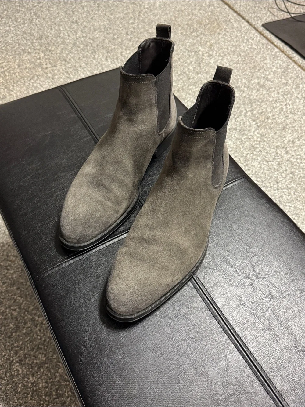 To Boot New York Men's Boots in Gray Suede